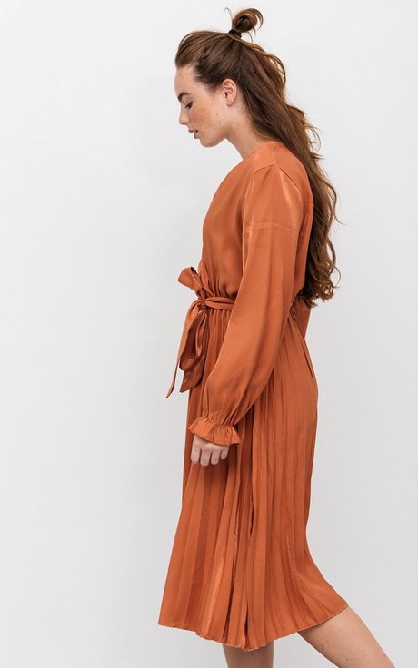 Oranje jurk lange mouw oranje-jurk-lange-mouw-31_11