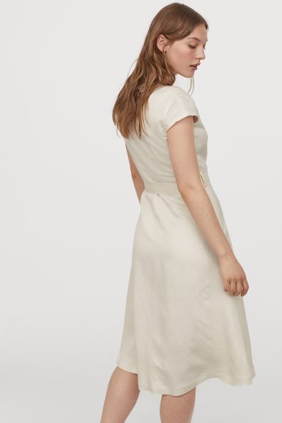 Witte jurk hm