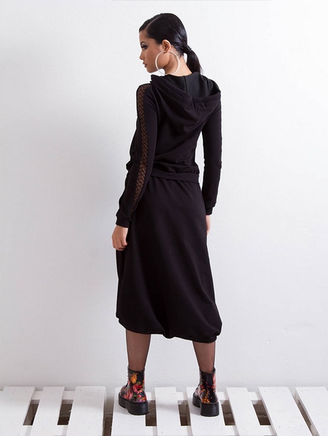 Zwarte lange jurk korte mouw zwarte-lange-jurk-korte-mouw-86_9