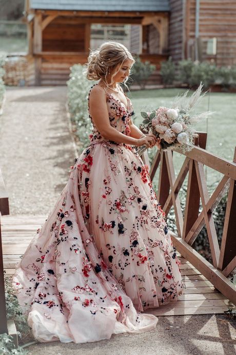 Bruidsmeisjes jurken op kleur