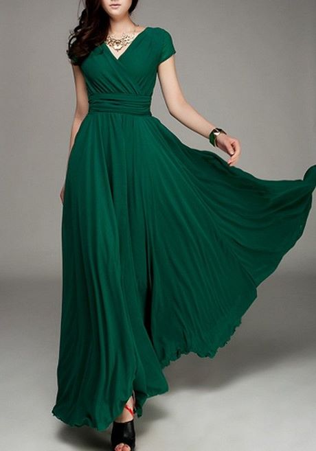 Groene lange jurk groene-lange-jurk-92_5