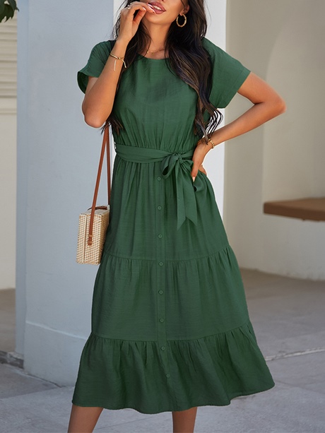 Groene dames jurk groene-vrouwen-jurk-19_8