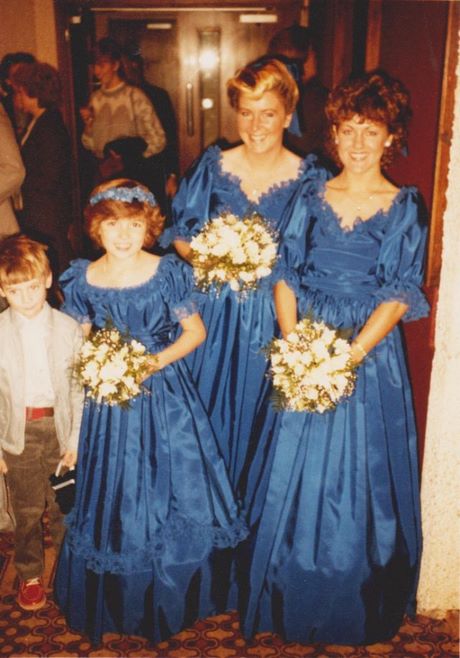 Jaren 80 bruidsmeisje jurken
