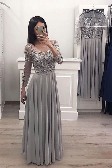 Lange mouw prom jurken