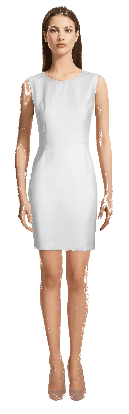 Mouwloze witte jurk mouwloze-witte-jurk-86