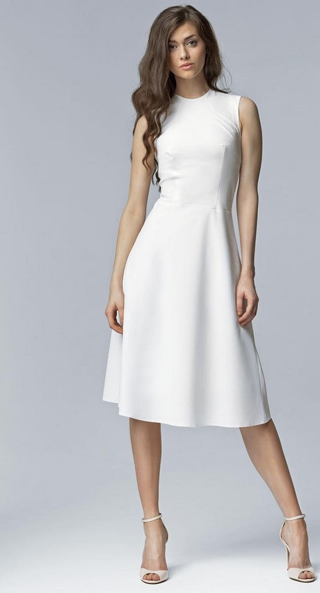 Pasvorm en flare witte jurk pasvorm-en-flare-witte-jurk-42_5