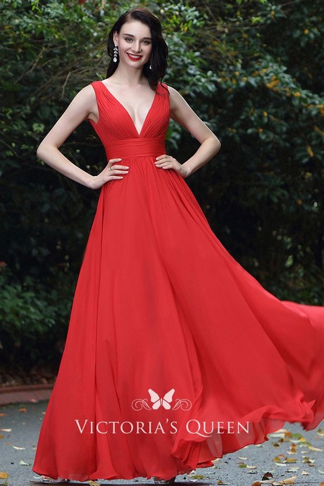 Rode jurk met v-hals rode-jurk-met-v-hals-65_13