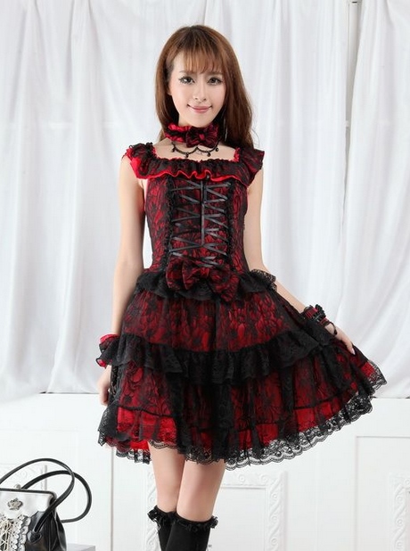 Rood zwarte jurk rood-zwarte-jurk-85_2