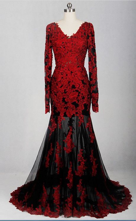 Rood zwarte jurk rood-zwarte-jurk-85_8
