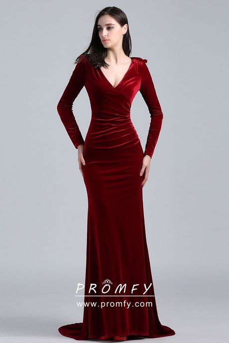 Velvet jurk met lange mouwen velvet-jurk-met-lange-mouwen-58_3