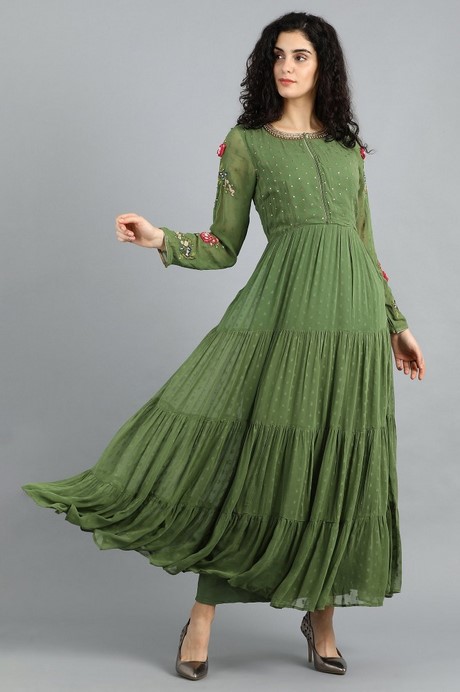 Vrouwen groene jurk vrouwen-groene-jurk-83_7