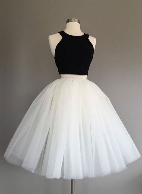 Zwart-wit korte prom jurken zwart-wit-korte-prom-jurken-95_13