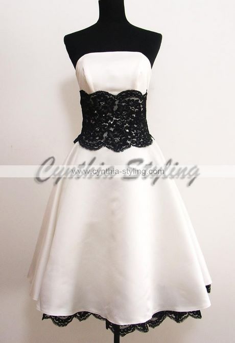 Zwart-wit korte prom jurken zwart-wit-korte-prom-jurken-95_7