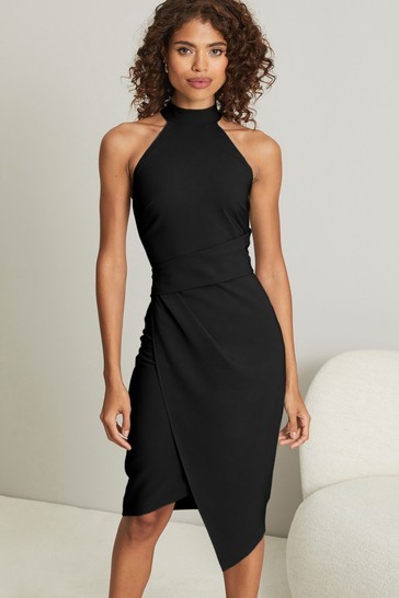 Zwarte jurk met halterhals zwarte-jurk-met-halterhals-39_6