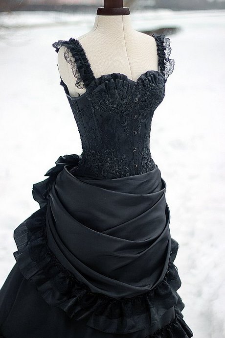 Zwarte victoriaanse jurk zwarte-victoriaanse-jurk-66_5