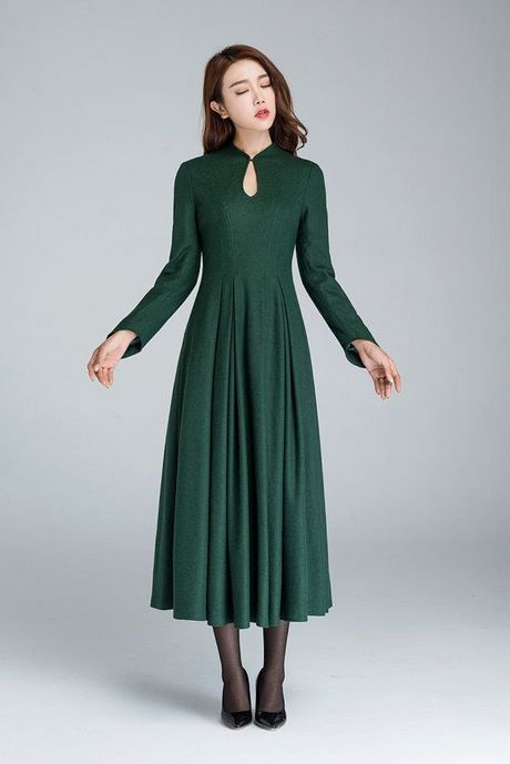 Groene wollen jurk groene-wollen-jurk-95_4
