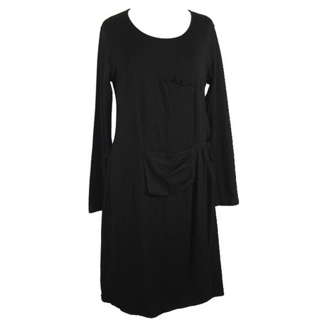 Lange zwarte tricot jurk lange-zwarte-tricot-jurk-93_12