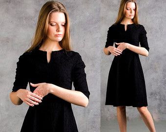Zwarte jurk 3 4 mouw zwarte-jurk-3-4-mouw-17_13