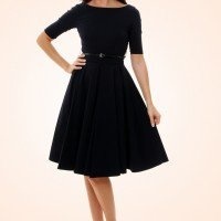 Zwarte jurk met wijde rok zwarte-jurk-met-wijde-rok-63_4