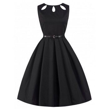 Zwarte jurk met wijde rok zwarte-jurk-met-wijde-rok-63_6
