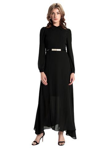 Zwarte lange jurk lange mouwen zwarte-lange-jurk-lange-mouwen-83_12