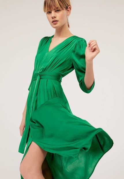 Groene jurk zalando