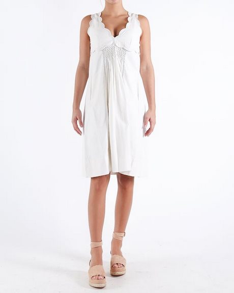 Witte mouwloze jurk witte-mouwloze-jurk-90_17