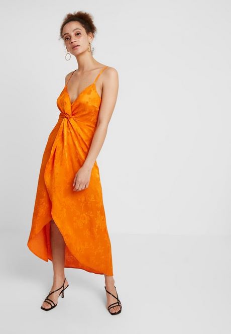 Zalando oranje jurk