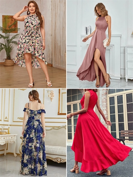 Hoge en lage jurken 2023