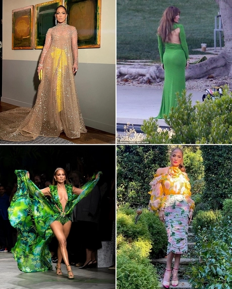 Jennifer lopez groene jurk 2023