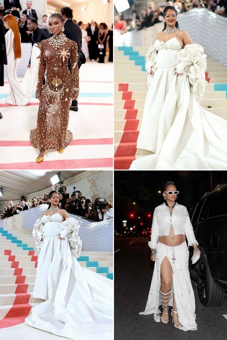 Rihanna 2023 met gala jurk