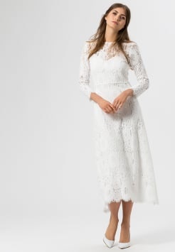 Lange jurken wit