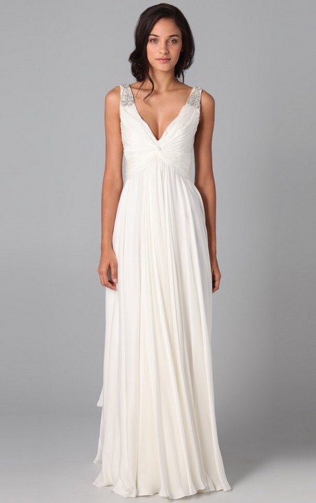 Mooie lange witte jurken