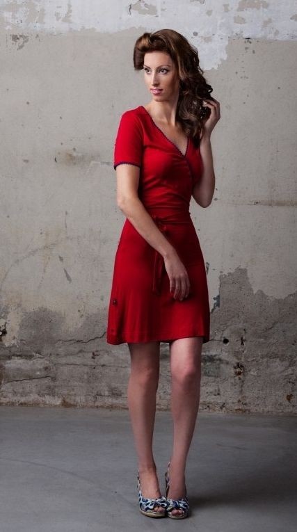 Rode jurk korte mouw rode-jurk-korte-mouw-49_11
