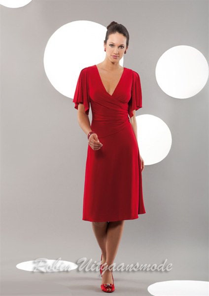 Rode jurk korte mouw rode-jurk-korte-mouw-49_12