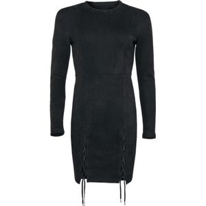 Suede jurk zwart suede-jurk-zwart-30_9