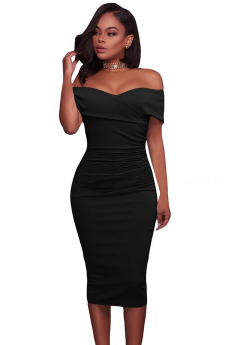 Zwarte halflange jurk zwarte-halflange-jurk-31_19