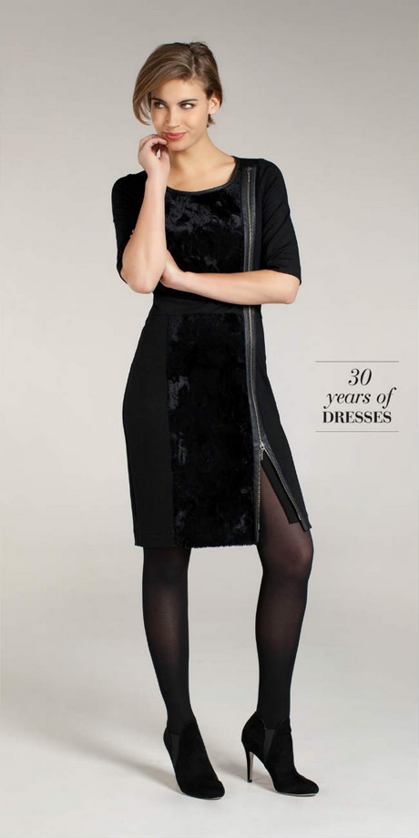 Zwarte halflange jurk zwarte-halflange-jurk-31_6