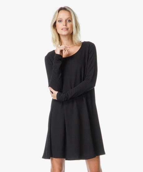 Zwarte halflange jurk zwarte-halflange-jurk-31_8
