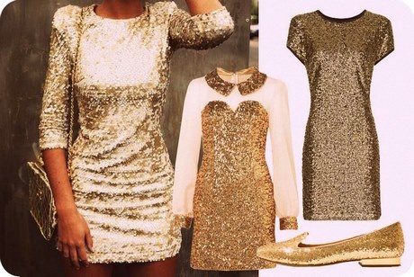 Gouden glitter jurk gouden-glitter-jurk-90_5