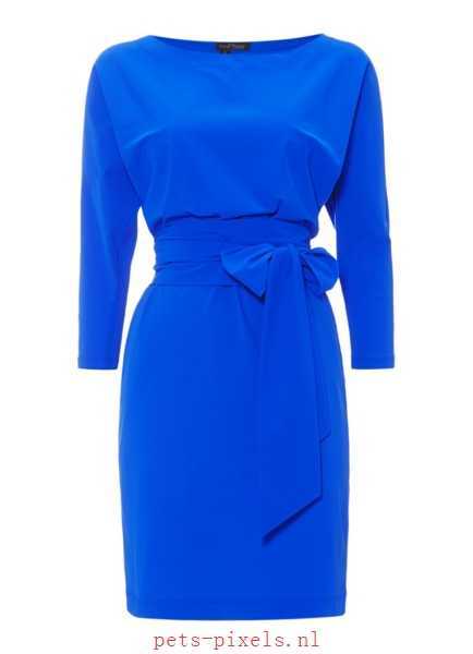 Suede jurk kobaltblauw suede-jurk-kobaltblauw-77