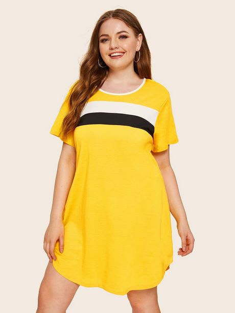 Gele jurk bijenkorf