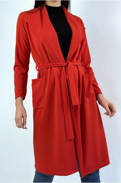 Rode blazer jurk