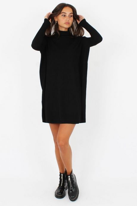 Sweater jurk dames zwart sweater-jurk-dames-zwart-12_9