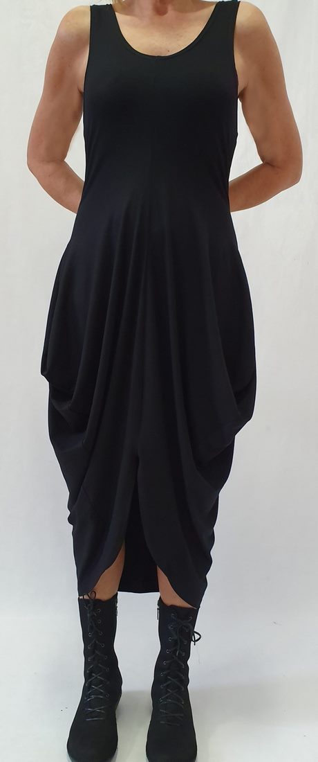 Zwarte jurk grote maat