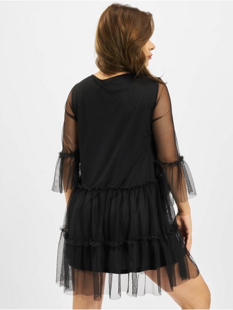 Zwarte ruffle jurk zwarte-ruffle-jurk-97_11