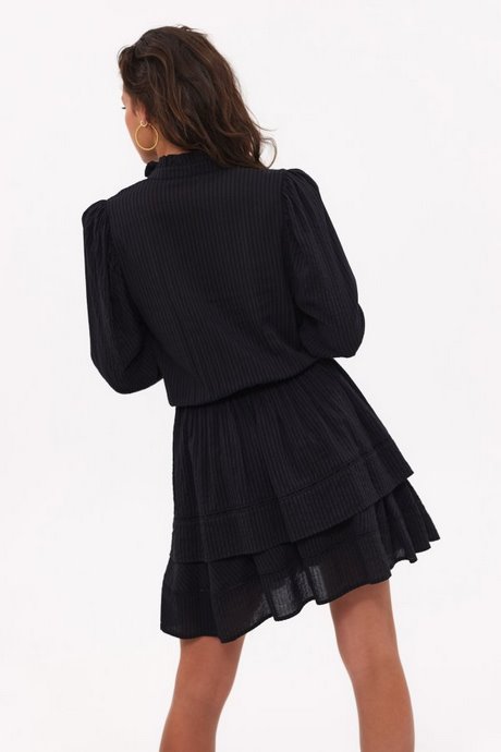 Zwarte ruffle jurk zwarte-ruffle-jurk-97_12