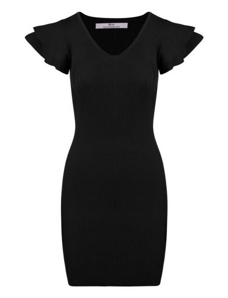 Zwarte ruffle jurk zwarte-ruffle-jurk-97_2