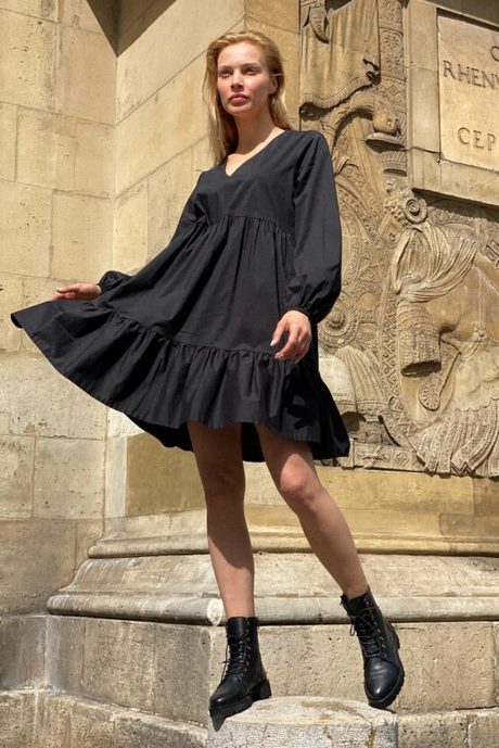 Zwarte trui jurk dames zwarte-trui-jurk-dames-92_6