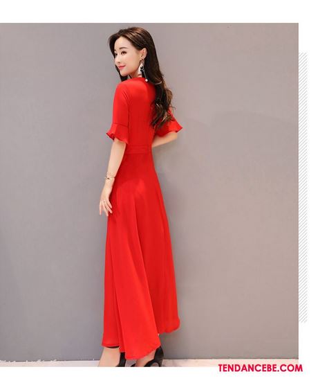 Chiffon jurk rood chiffon-jurk-rood-94_12